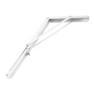 Folding Bracket White 400mm x 215mm 1 Pieces