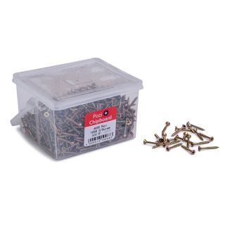 Chipboard Screws Pozi No.6 3.5mm x 30 x 1000 Pieces
