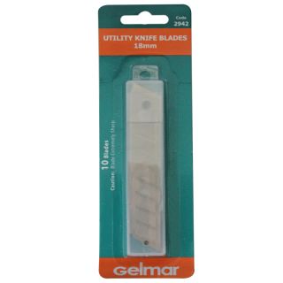 Utility Knife Snap Off 18mm 10 pieces