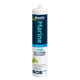 Bostik Marine Silicone Sealant Clear 280ml