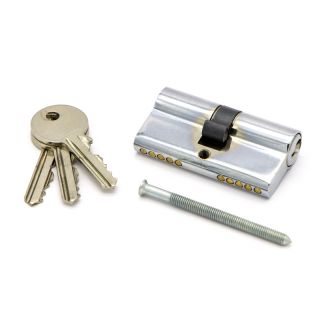 Cylinder Lock Brushed Satin Nickel 70mm