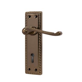Georgian Door Handle Brass