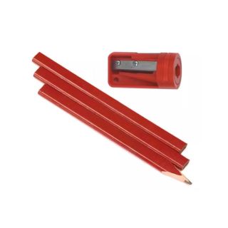 Carpenters pencil Set 4 Piece With Sharpener
