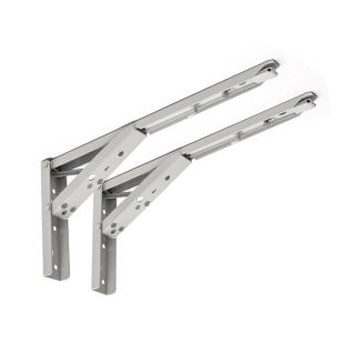 Folding Bracket White 292mm x 135mm 2 Pieces