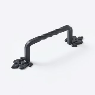 Barn Door Handle Black 330mm
