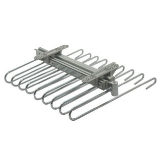 Trouser Holder Pull Out Chrome Plated 9 Bar