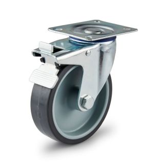 Castor Wheel With Break Heavy Duty 125mm