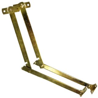 Folding Stay Brass Plated 152mm 2 Pieces