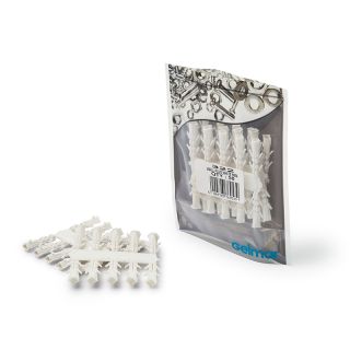 Wall Plug white 5mm x 25mm 50 Pieces