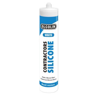 Alcolin Contractors Silicon White 260ml
