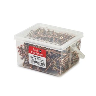 Chipboard Screws Pozi No.8 4mm x 35 x 800 Pieces