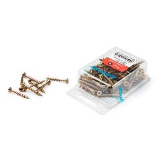 Chipboard Screws Pozi No.8 4mm x 35 x 100 Pieces