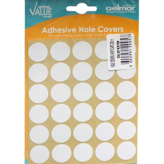 Hole Covers 20mm 54 Piece Pure White