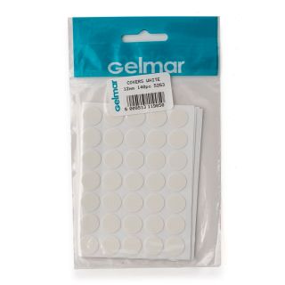 Hole Covers 12mm 140 Piece White