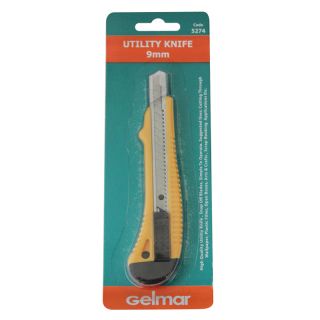 Utility Knife Snap Off 9mm 10 Pieces