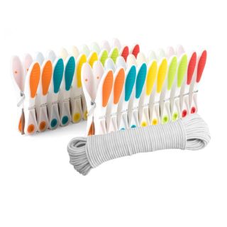 Washline White 20m 20 Plastic Pegs
