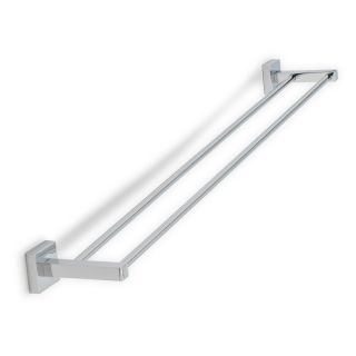 Munich Double Towel Rail Chrome Plated 760mm