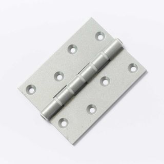 Butt Hinge Grey Aluminum 100mm